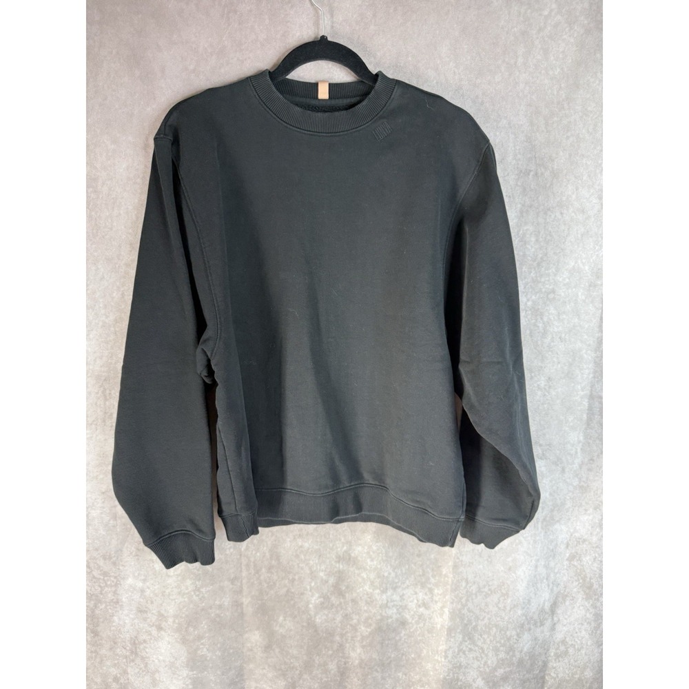 Lunya Pullover Good In Bed Crewneck Sweatshirt In Black Women's Size XS/S